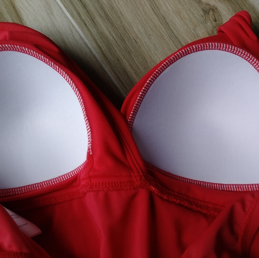 NWT SZ 10 Jantzen Red Tummy Control S… - Picture 4 of 4